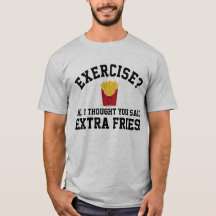 Extra Französisch Fries Non Workout Funny Food