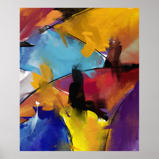 Extra Grand Model "Abstract 1412" Poster