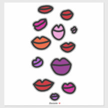 Extra-große Vinyl-Aufkleber 14 Zoll x 14 Zoll, kun