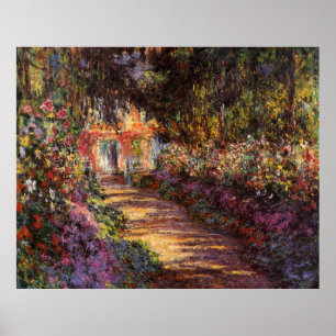 Extra großer Weg im Monet's Garden Poster