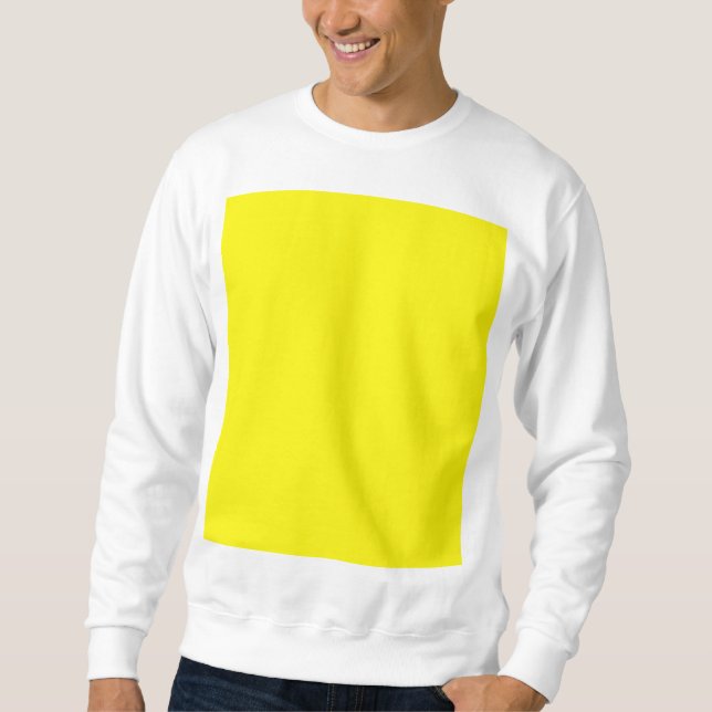 Extra Hellgelb Sweatshirt (Vorderseite)
