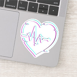 Extra-Klein 3 Zoll x 3 Zoll Vinyl-Aufkleber nach M Aufkleber