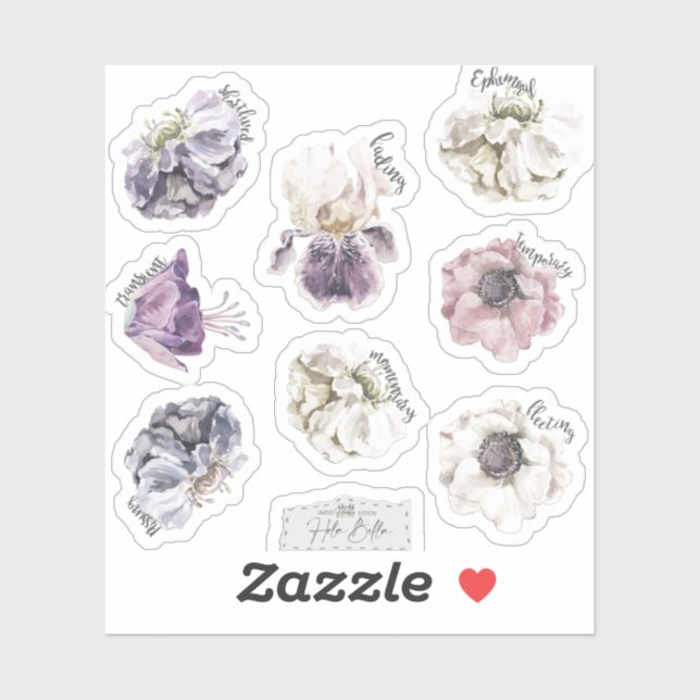 Extra-Kleine 7,6 x 7,6 cm Vinyl-Aufkleber nach Maß Aufkleber (Blatt)