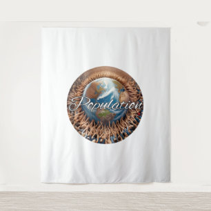 Extra-Large-Band (88"x104") Wandteppich