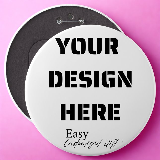 Extra Large Round Button Button 6" (Von Creator hochgeladen)