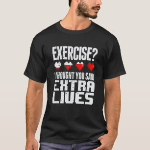 Extra Live Video Game Controller Retro Gamer Boy T-Shirt