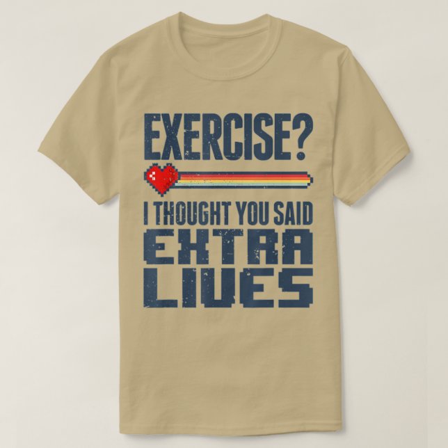 Extra Lives Funny Video Game Controller Retro Boy T-Shirt (Design vorne)