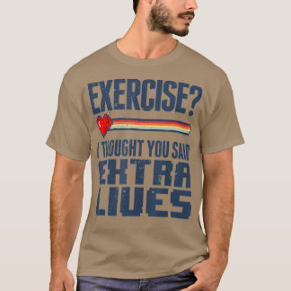 Extra Lives Funny Video Game Controller Retro Boy T-Shirt