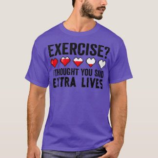 Extra Lives Funny Video Game Controller Retro Boy T-Shirt