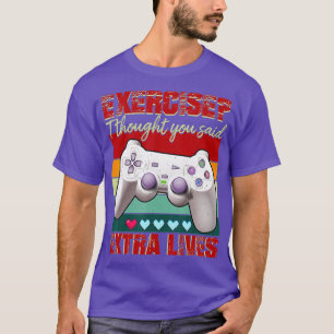 Extra Lives Funny Video Game Controller Retro Boy T-Shirt