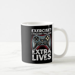 Extra Lives Funny Video Game Controller Retro Game Kaffeetasse