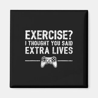 Extra Lives Funny Video Game Controller Retro Game Magnet
