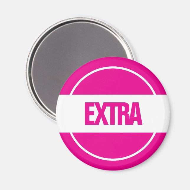 Extra Magnet (Vorderseite/Rückseite)