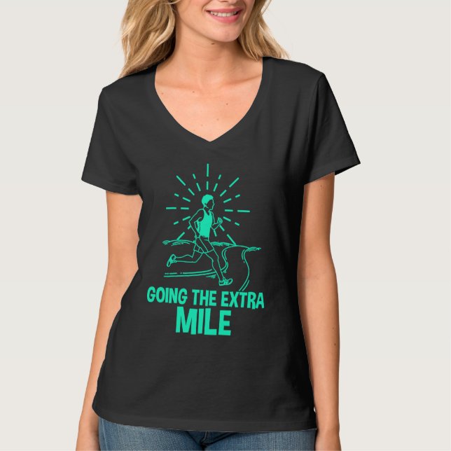 Extra Mile Cross Country  Runners Track T-Shirt (Vorderseite)