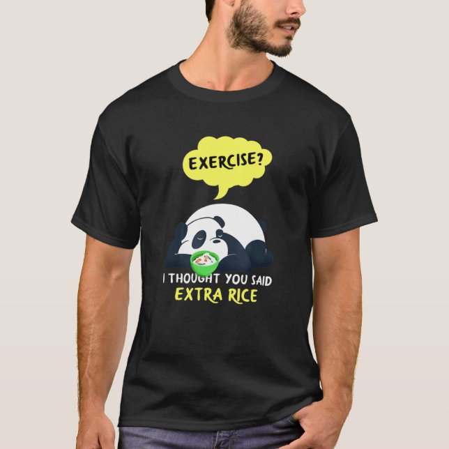 Extra Rice Panda Apparel Panda T-Shirt (Vorderseite)