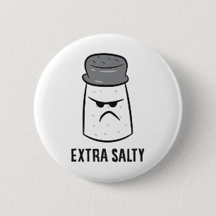 Extra Salty Funny Salty Gamer Button