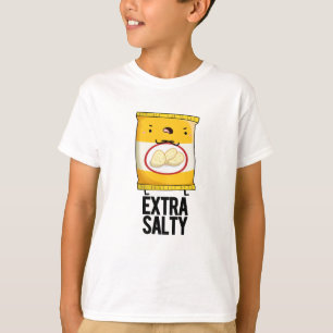 Extra Salty Funny Salty Snack Pub T-Shirt