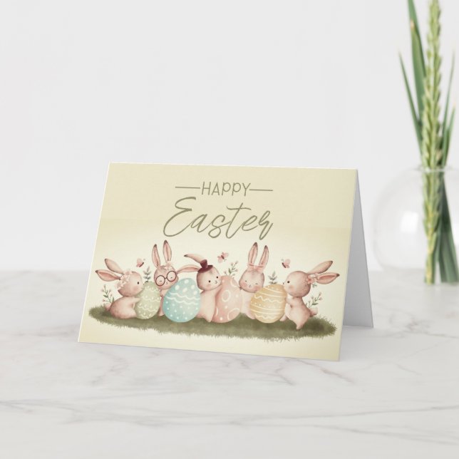 Extra Spezial! Frohe Ostern Karte (Vorderseite)