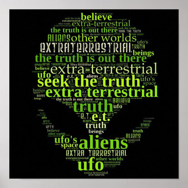 Extra-Terrestrial sucht die Wahrheit Poster (Vorne)