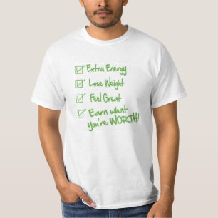 Extraenergie verliert das große Gewichts-Gefühl T-Shirt
