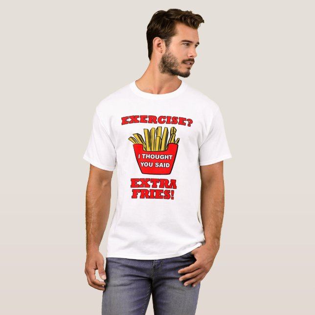 Extrafischrogen-lustiges T-Shirt (Vorne ganz)