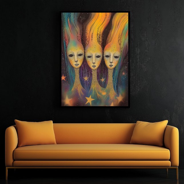 Extragalaktische Energie Beings Light Entities Sta Poster (Von Creator hochgeladen)