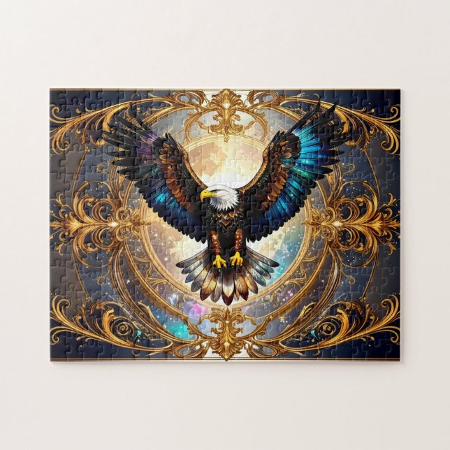 Extraordinary USA American Eagle  Puzzle (Horizontal)