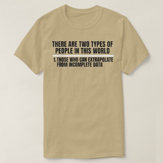 Extrapolate T ShirtData Science Shirt 518 (Design vorne)