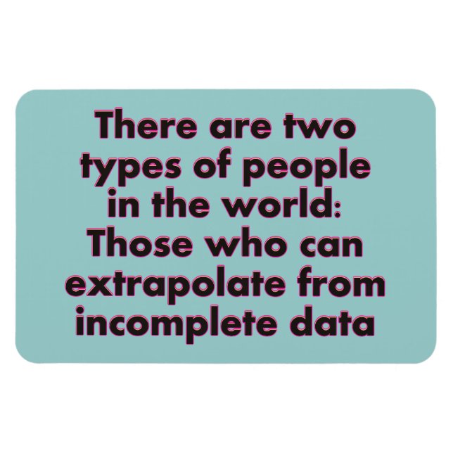 Extrapolieren Sie das... Magnet (Horizontal)