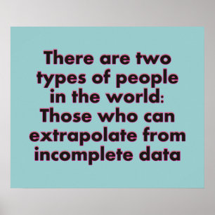 Extrapolieren Sie dieses… Poster