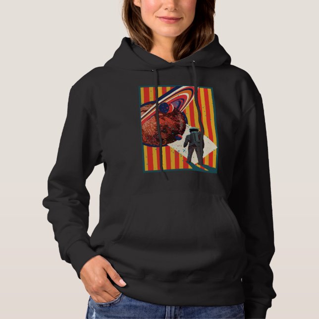 extraterrestrial  astronaut in space science ficti hoodie (Vorderseite)