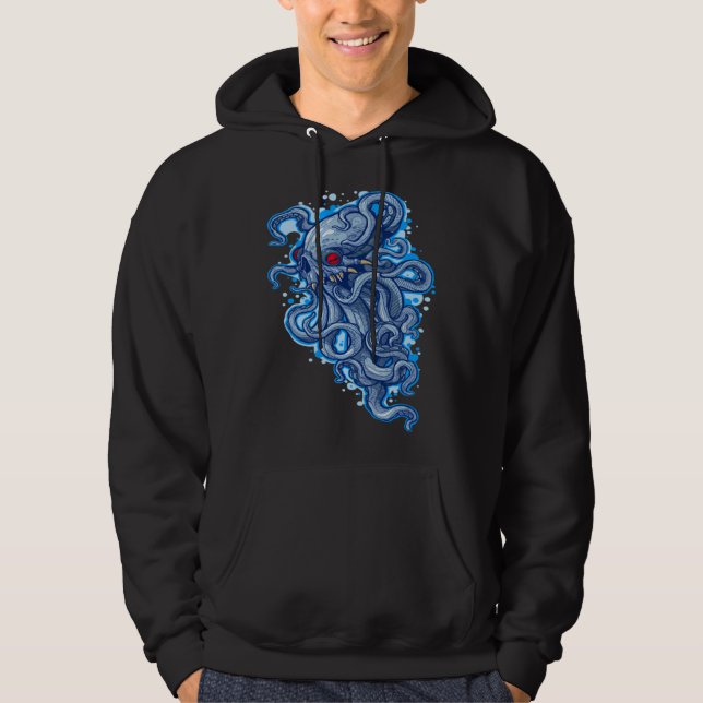 Extraterrestrial Life Octopode Organism Men Women  Hoodie (Vorderseite)