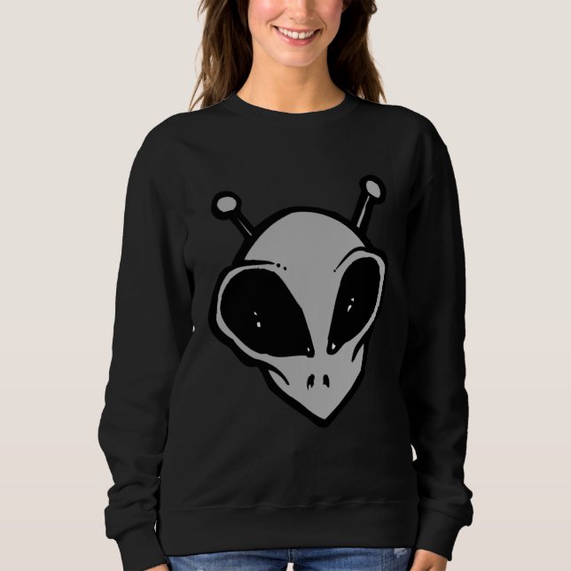 Extraterrestrial Life Roswell Grey Men Women Teen  Sweatshirt (Vorderseite)