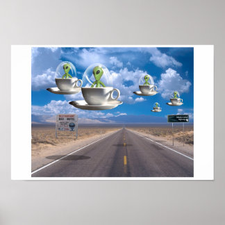 Extraterrestrische Autobahn Poster