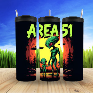 Extraterrestrischer Hotspot: Bereich 51 Thermosbecher