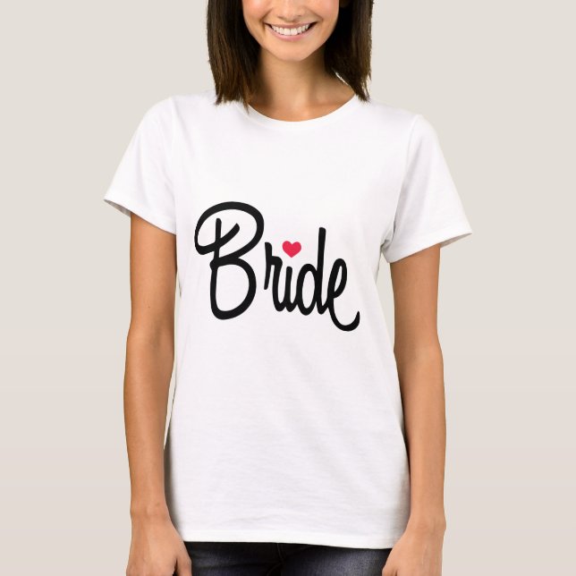 Extravagant Bridge Wedding Party T-Shirt (Vorderseite)