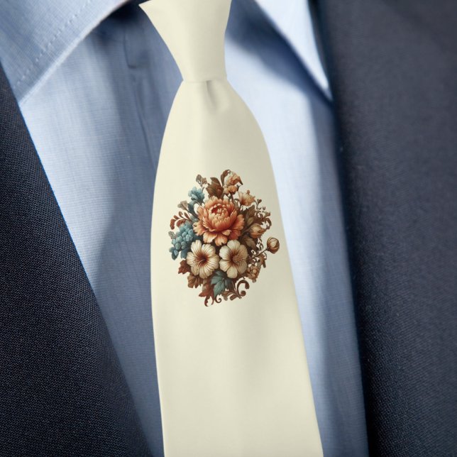 Extravagant Buttercreme Floral Bouquet Krawatte (Von Creator hochgeladen)