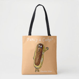 Extravagant Cake Funny Chocolate Eclair Quirky Art