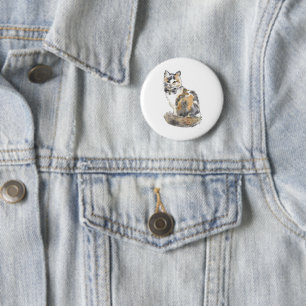 Extravagant Calico Button