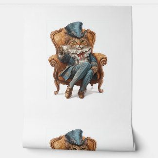 Extravagant Cat Society - Viktorianisch Royal Kitt Tapete