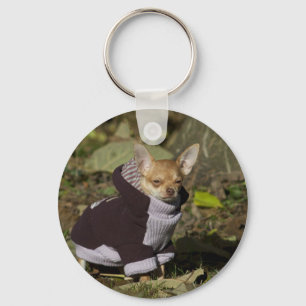 Extravagant Chihuahua Schlüsselanhänger