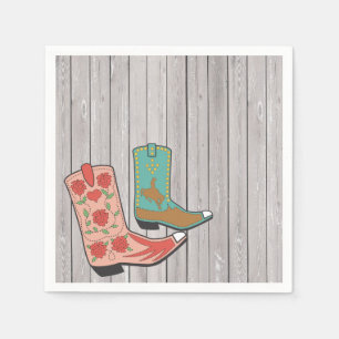 Extravagant Cowboy Boots Serviette