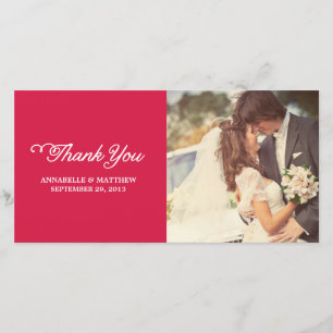 Extravagant danke Foto-Karten