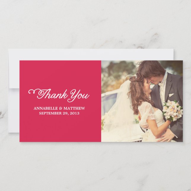 Extravagant danke Ihnen für Ihre Fotokarten (Vorderseite)