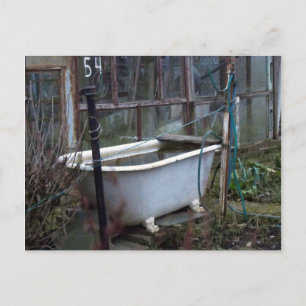 Extravagant ein Bad? Postkarte