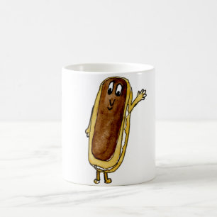 Extravagant ein Cake Funny Chocolate Eclair Quirky Kaffeetasse