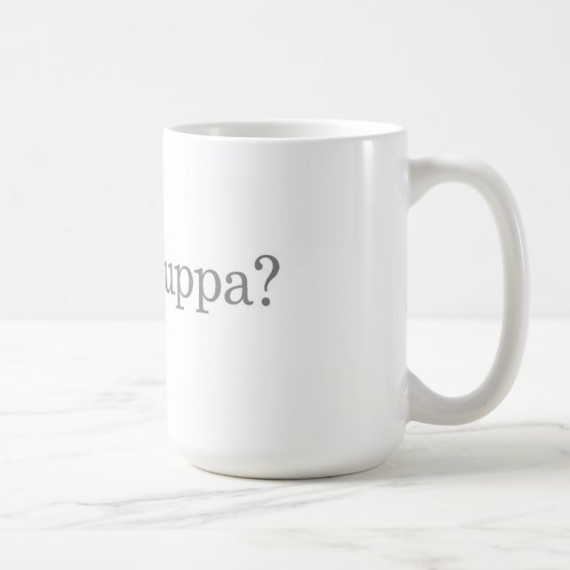 "Extravagant ein Cuppa?" Tasse (Rechts)