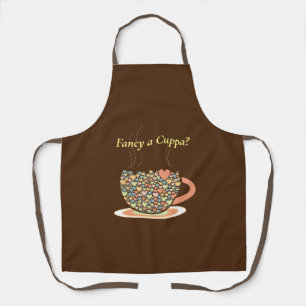 Extravagant ein Cuppa? Tee, das ist. Schürze