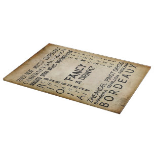 Extravagant ein Getränk-Ausschnitt-Brett! Schneidebrett