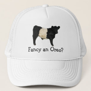Extravagant ein Oreo? Umgeschnallte Galloway-Kuh Truckerkappe